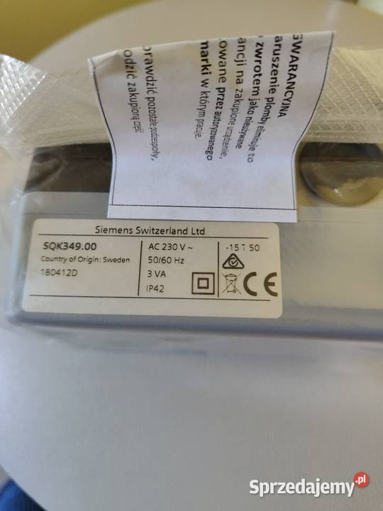 Siłownik Siemens SQK34900 230V NOWY do zaworów Ostrów Mazowiecka
