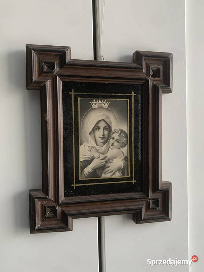 Stary Ładny obrazek Maryja Łowicz