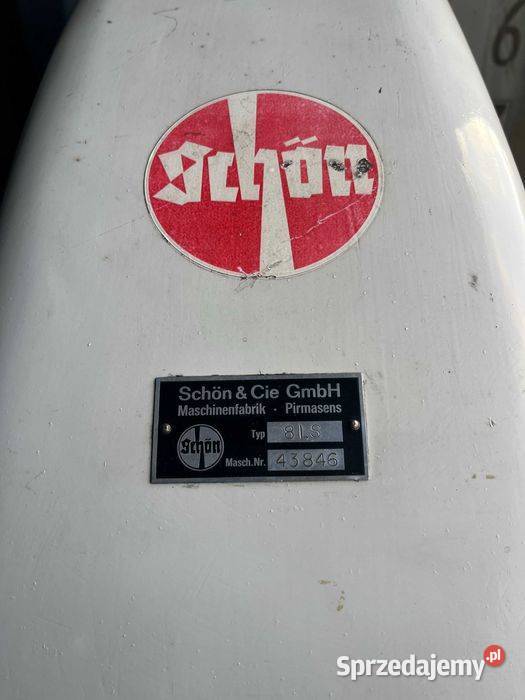 Prasa Tekstylna Schn 8LS 22T Tuliszków sprzedam