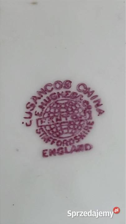 Talerzyk Staffordshire England Bażanty Gdańsk