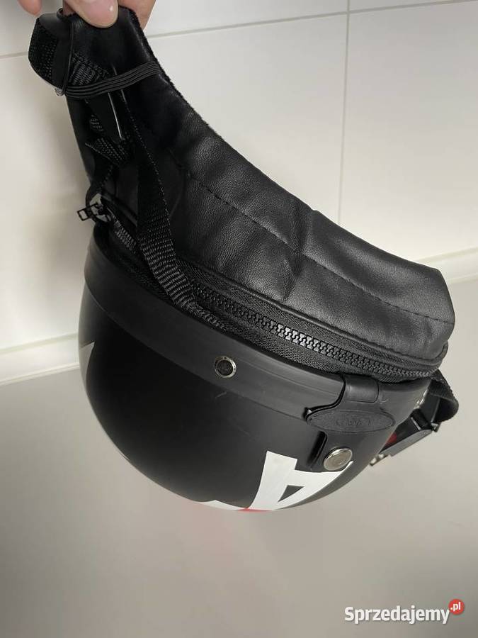 Kask gogle retro orzech choper bober harley Rozmiar L Jelcz-Laskowice