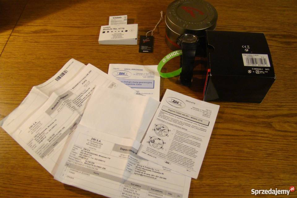 Casio Gshock AW591 gwarancja 25 roku na rękę Gniezno