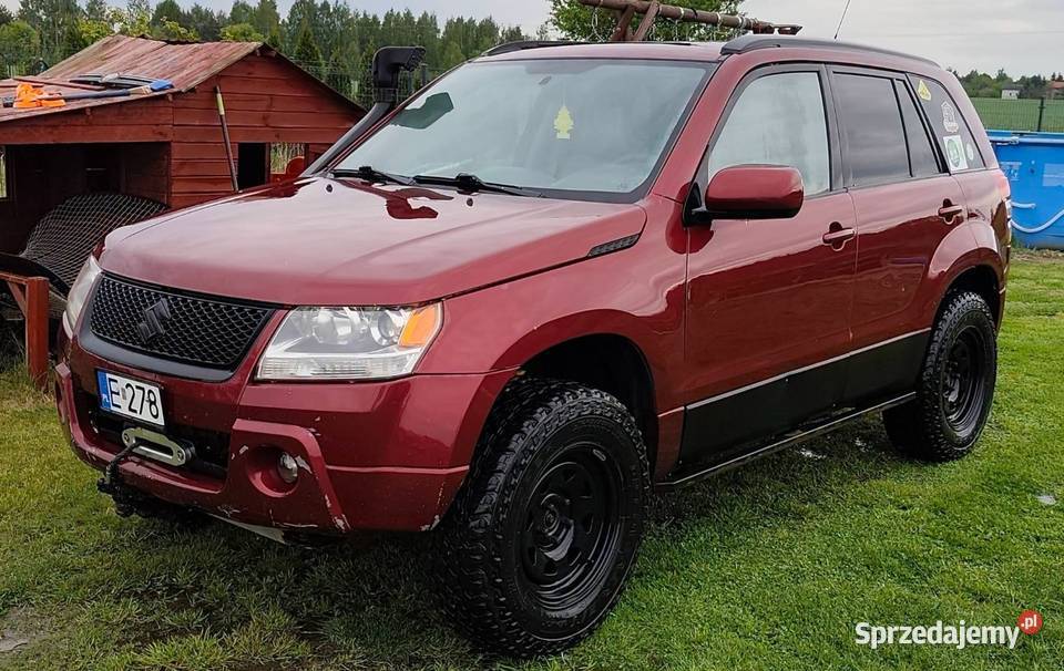Suzuki grand vitara 27 LPG lift 4 wyciągarka Łódź sprzedam