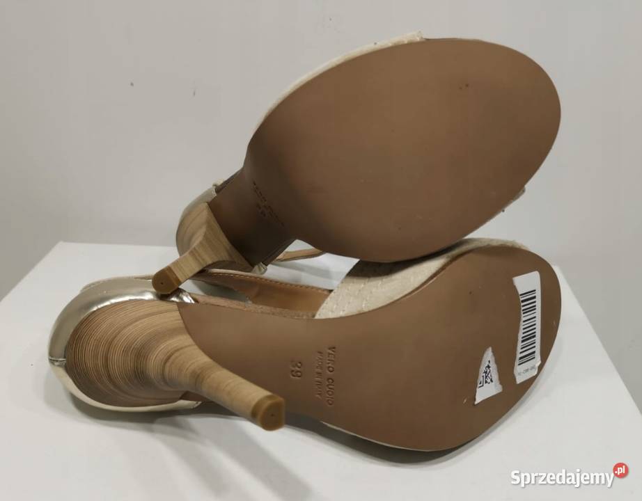 39 VERO CUOIO Latitude Femme sandałki na szpilce Sandały i klapki Szczerbice