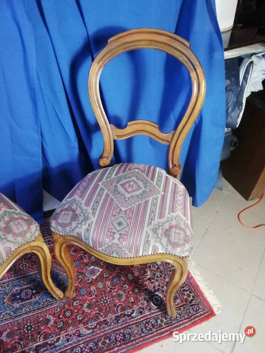 Krzesło stylowe Ludwik 47cm mazowieckie Wyszków sprzedam