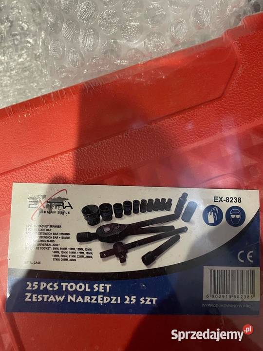 Zestaw kluczy 25 elementów 109zl