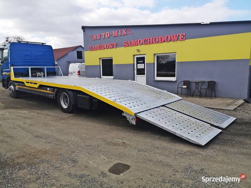 MAN MERCEDES autolaweta DMC 1518T najazd Strachosław