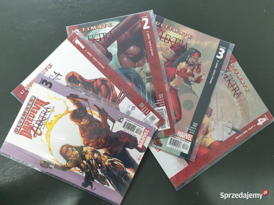 Ultimate Elektra 5 oryginalnych komiksów Marvel Gdynia