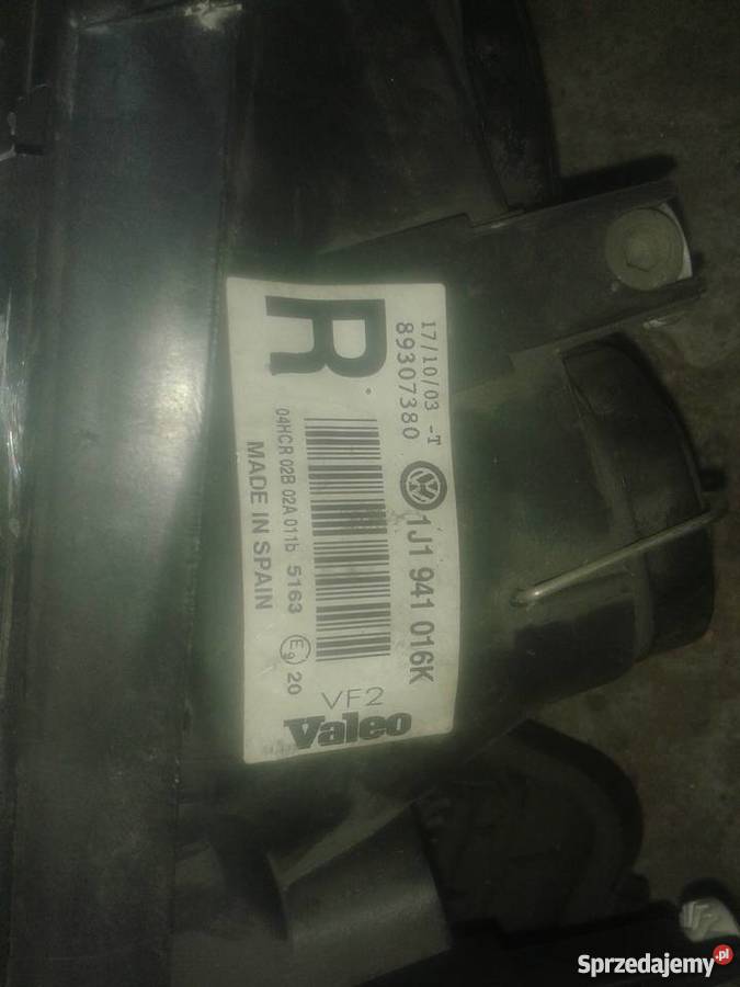 GOLF4 LEWA LAMPA BEZ KLOSZA VALEO TANIO Ozorków sprzedam