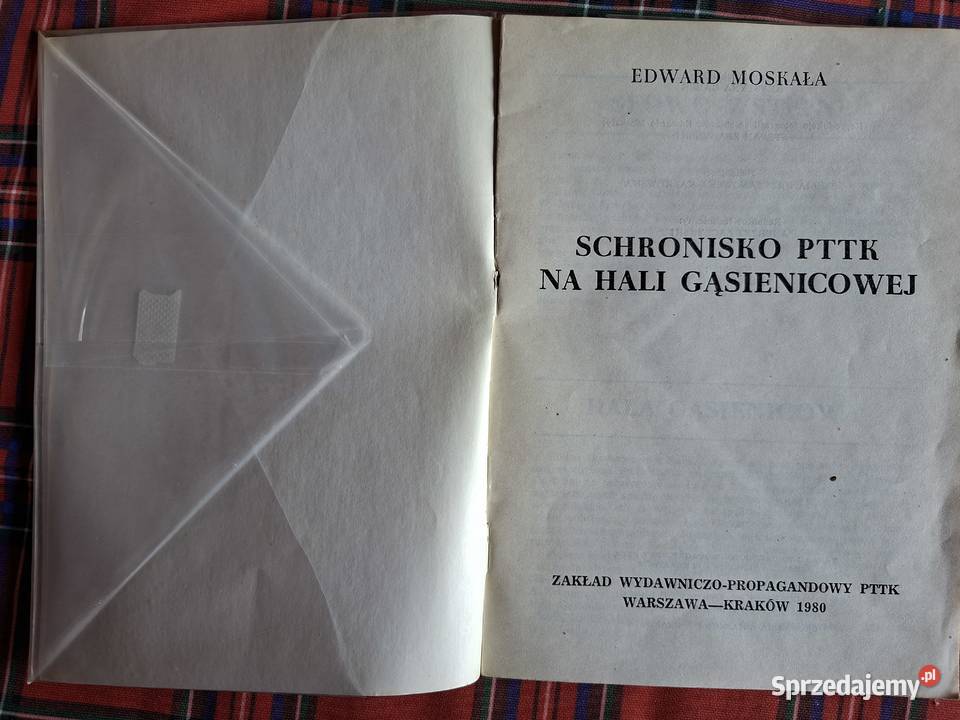 Schronisko PTTK na Hali Gąsienicowej Edward Mapy i przewodniki małopolskie Kraków