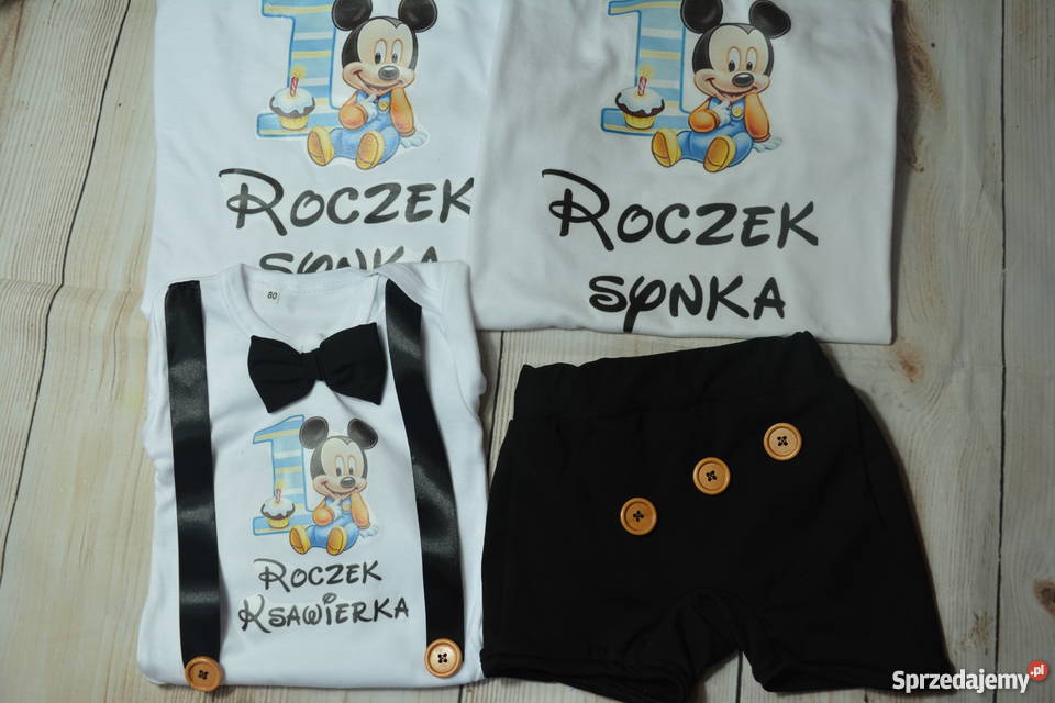 Komplet na roczek elegancik chrzest szary/srebrny sprzedam