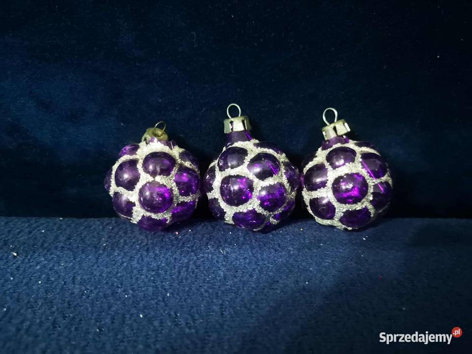 Stare Bombki Choinkowe PRLu Wiązów