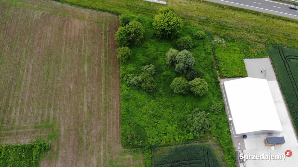 Działka usługowa 749m2 węźle A4 126zł/m2