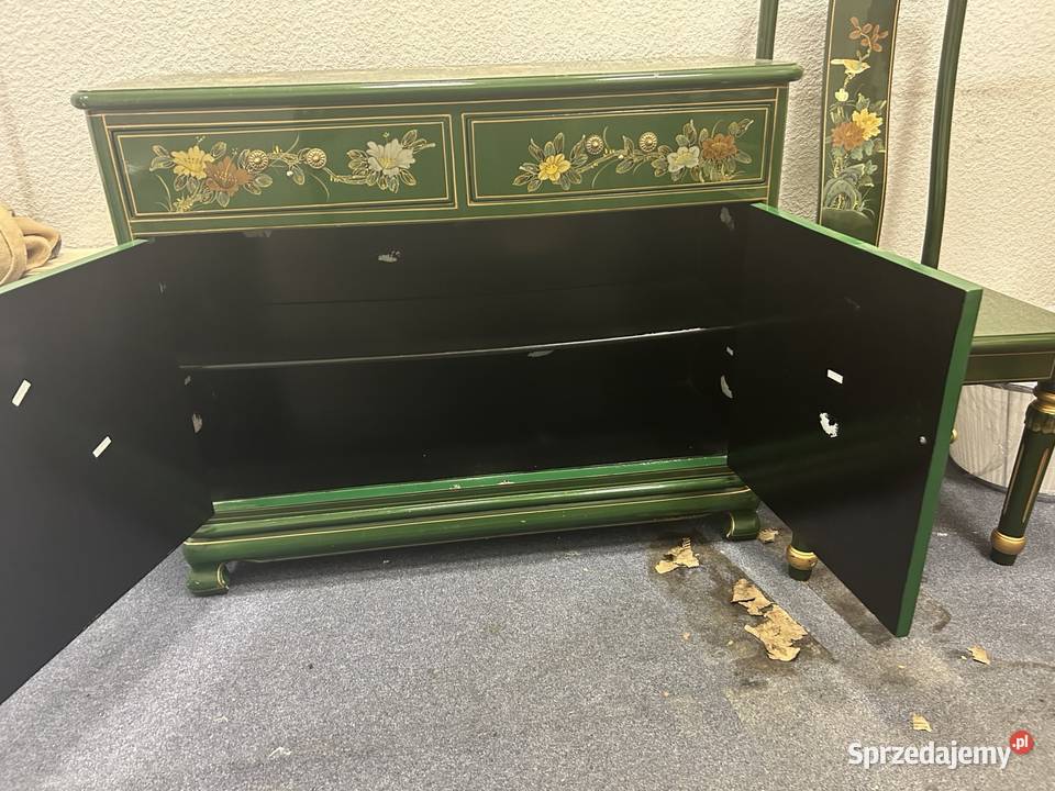 Vintage orientalny komplet ręcznie malowany Warszawa