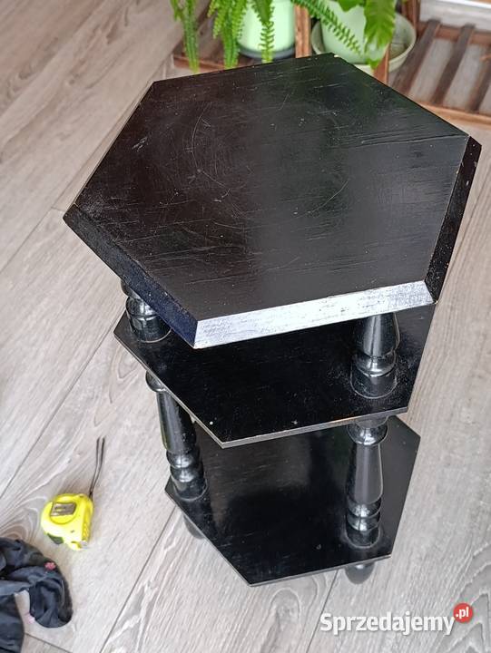 kwietnik stolik czarny słupek Poznań