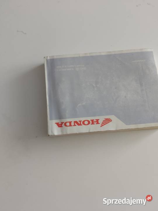 Instrukcja obsługi Hondy Shadow 125 Pozostałe Ostrowiec Świętokrzyski