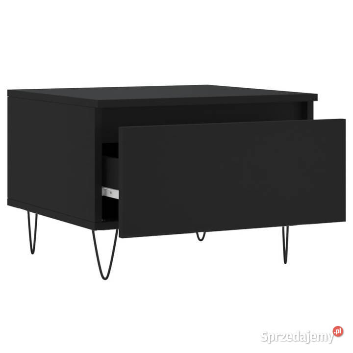 Stoliki kawowe 2 czarne 50x46x35 WM830863 Warszawa