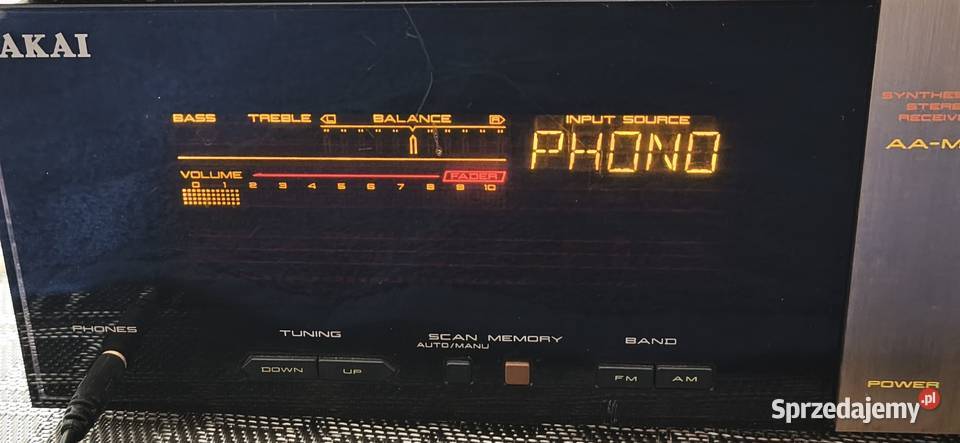 Amplituner vintage AKAI model AAM3 sprawdzony