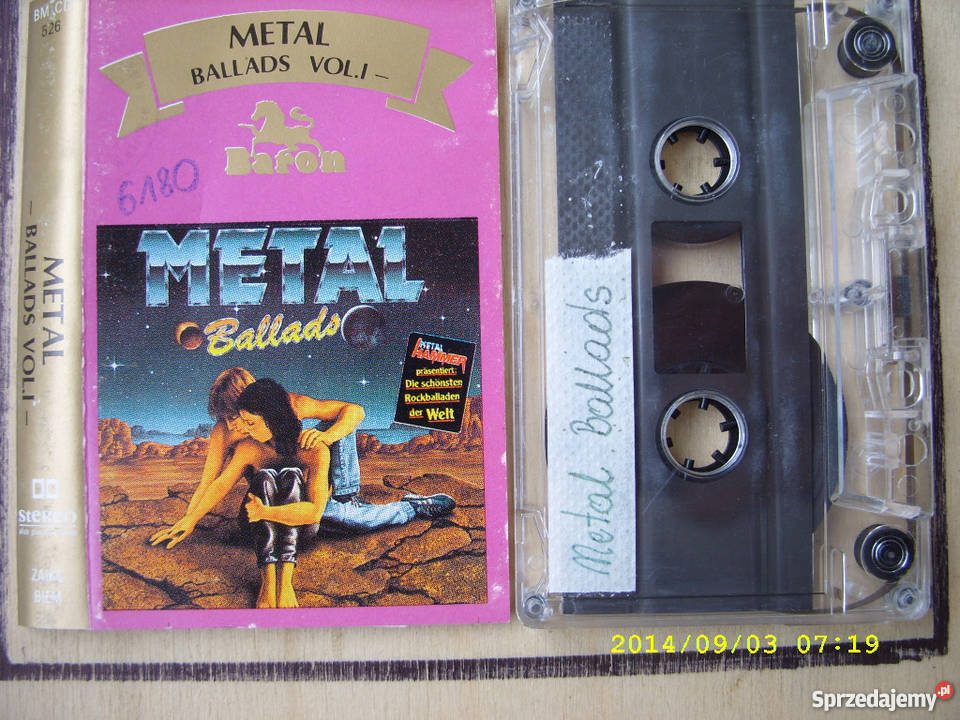 ROCK kaseta METALBALLADS VOL1 sprzedam