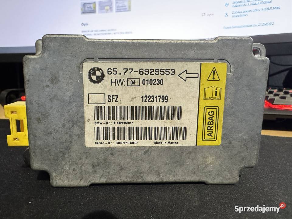 Moduł Airbag SFZ BMW E65 6929553 dolnośląskie Bielawa