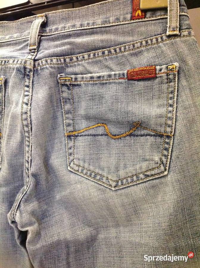 Spodnie dzwony jeans damskie For all mankind r sprzedam