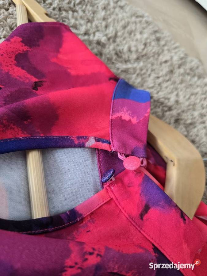 Sukienka z Stójką wyraziste Kolory Wodzisław Śląski