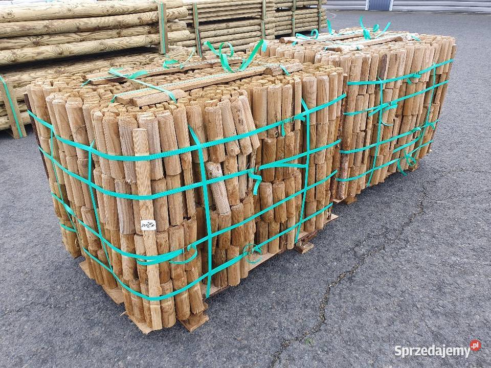 Rollborder palisada obrzeże drewniane impr Piechowice
