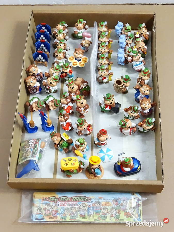 Zestaw figurek Kinder Niespodzianka Niedźwiadki Biłgoraj