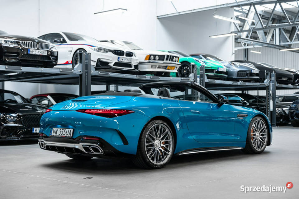 Mercedes SL 63 AMG Specyfikacja 1181 mln ogranicznik prędkości Węgrzce