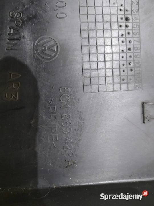 OSŁONA PROGU LISTWA LED LEWA KOMPLET GTI 5D