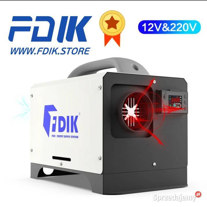 Nagrzewnica olejowa 58 KW farelka webasto 12V Sopot