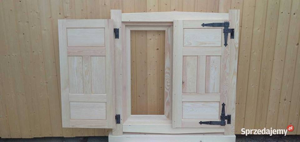 Okno drewniane z okiennicą Okna ścienne Żołynia sprzedam