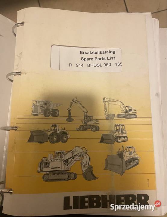 Katalog części zamiennych koparka gąsienicowa Chełmiec