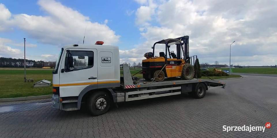 Pomoc drogowa Autolaweta Laweta Transport Maszyn Łódź