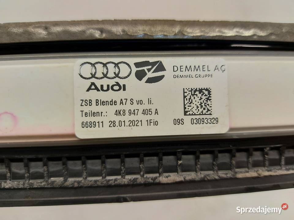 Audi A7 II 4K8 4M0 TFSI LISTWA PROGOWA LEWA osobowe