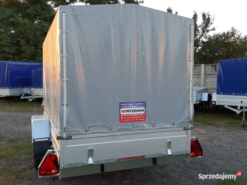 Przyczepka samochodowa 1oś resor 6 piór MALIKÓW