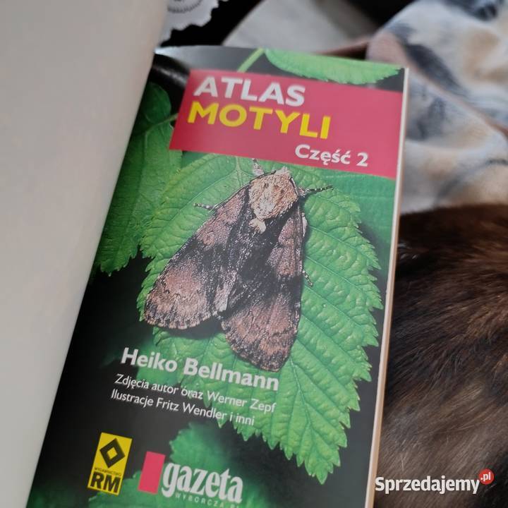 książka z serii Atlas motyli wydawnictwa RM Poznań