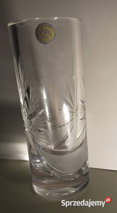 Szklanaka kryształowa czeska Bohemia Krotoszyn