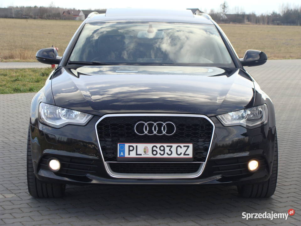 Audi A6 C7 20 TDi 177 sprowadzony manual skóra elektrycznie ustawiane fotele