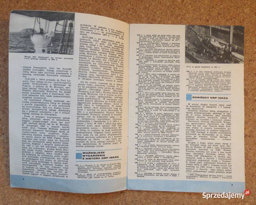 W Ułamek Okręt szkolny Iskra Warszawa