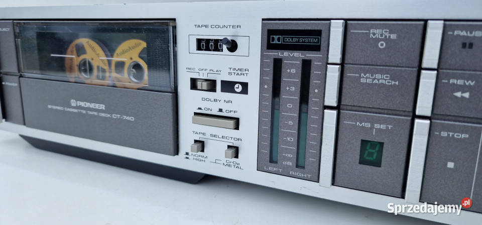 Magnetofon Pioneer CT740 Stereo Cassette Deck Międzychód