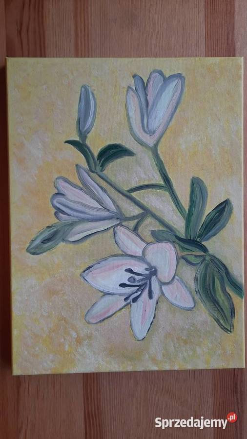 Obraz olejny na płótnie 30 x 40 ELange Poznań sprzedam
