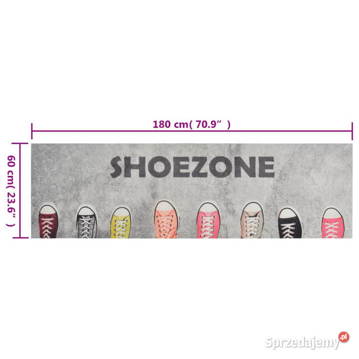 Dywanik kuchenny wzór Shoezone 60x180 aksamit Warszawa sprzedam
