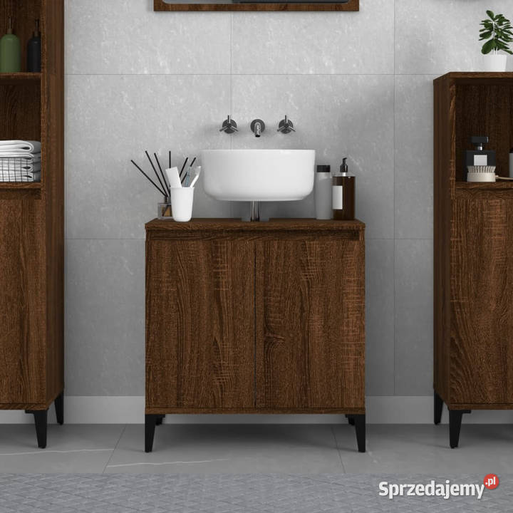Szafka pod umywalkę brązowy dąb 58x33x60 Warszawa