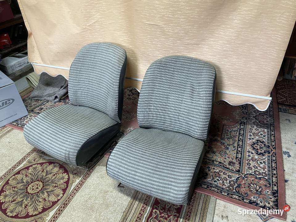 Fotele przednie Fiat 126p eksportowe 2 ładne