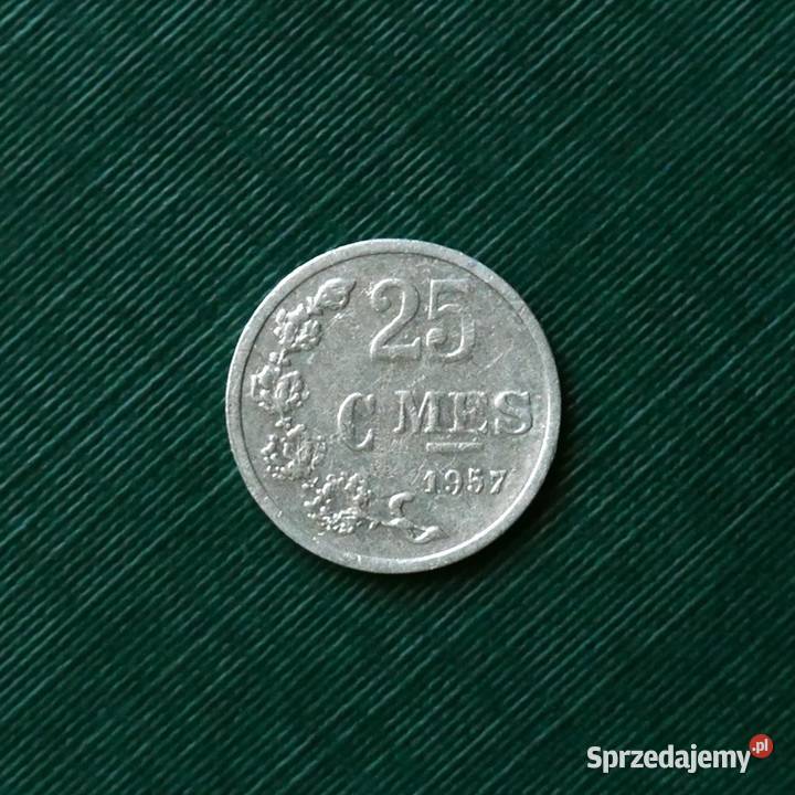 LUKSEMBURG 25 centymów 1957r Gliwice