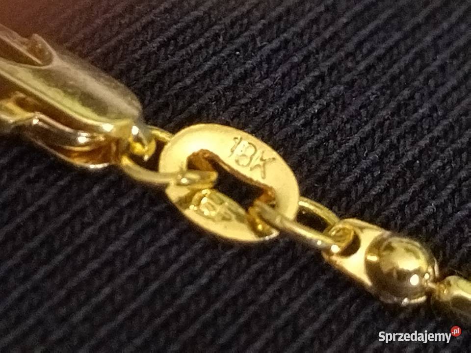 Łańcuszek damski złoty 18k warmińsko-mazurskie Olsztyn