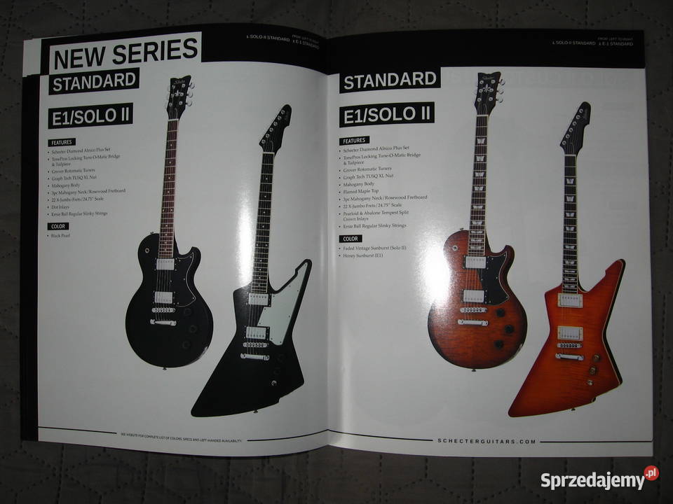 Schecter Guitar Research For 2017 katalog gitar pomorskie Kępice