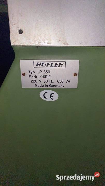 Maszyna pomiarowa do kół zębatych Hofler UP630 Głowno