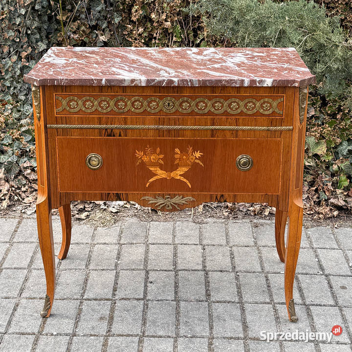 ARTexpert Klasyczna komoda Ludwik marmurowy blat sprzedam